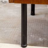 Mobile da soggiorno in legno e ferro Leonardo Fiori per ISA Bergamo Italia