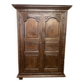 Louis XV cabinet from the 18th century in carved wood