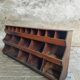 Antique grocery cabinet shop cabinet pine compartment unit 230 cm