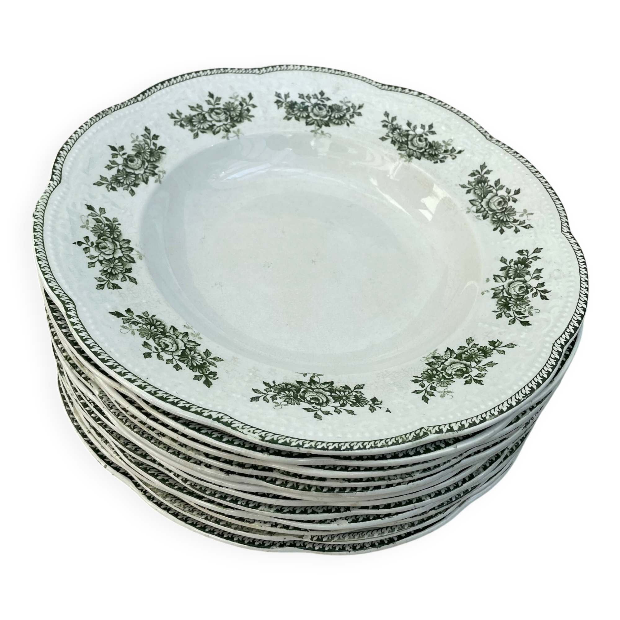 Many old plates