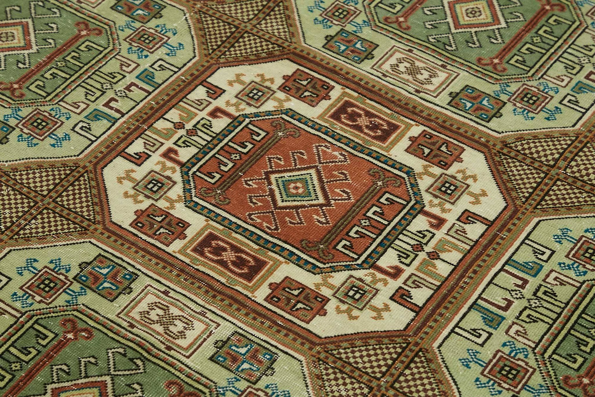 Tapis vintage en laine turque Kayseri 193 cm x 290 cm