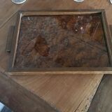 Liquor glasses with tray