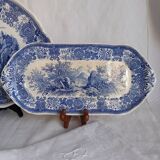 Service dessert Burgenland Villeroy & Boch – Faïence bleue – Très bon