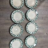 Set of 8 plates