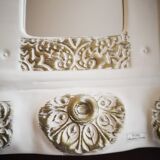 Rare, magnificent Pierre Casenove mirror for Lunéville