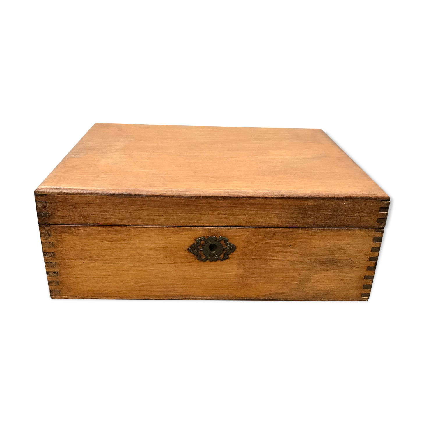 Former vintage wood jewelry box