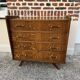 Vintage chest of drawers compass feet