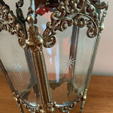 Bronze lantern chandelier