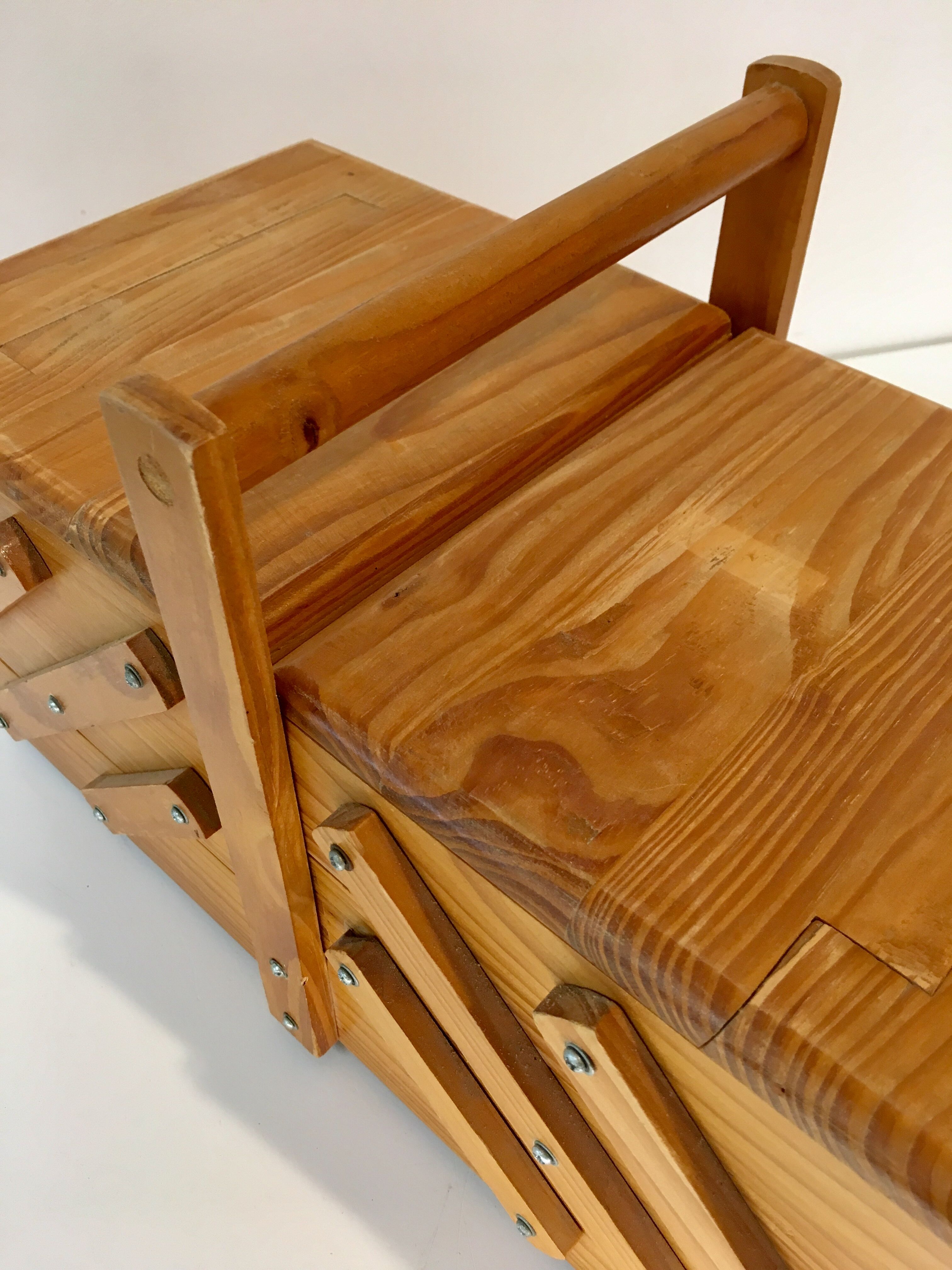 Vintage sewing basket