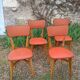 Suite de chaises vintage années 50