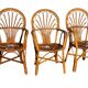 1980s Rattan Armchairs France