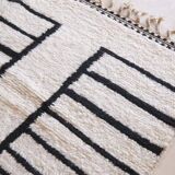 Tapis beni ouarin fait main traditionnelle taille 150 x 250 cm
