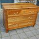 18th-century Louis XVI low commode in walnut.