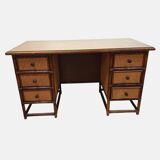 Vintage bamboo and cane desk