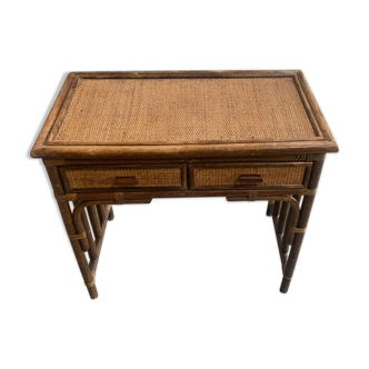 Rattan desk