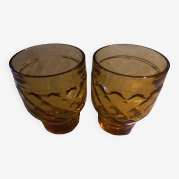 Set of 2 Pernod Vintage glasses