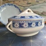 Legumier with lid or small soup U et Cie Sarreguemines model Nancy
