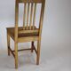 Solid beech chair with Scandinavian bistro wood seat