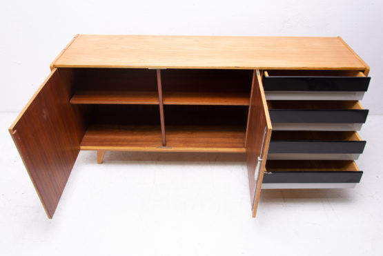 Mid-century modernist sideboard no. u-460 by Jiří Jiroutek, czechoslovakia