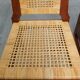 Set of two Art Deco design dining chairs with a wooden frame