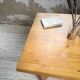 Square modernist table made of solid pine from the 1950s.