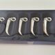 Silver-plated swan knife rests