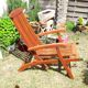 Chaise longue en bois