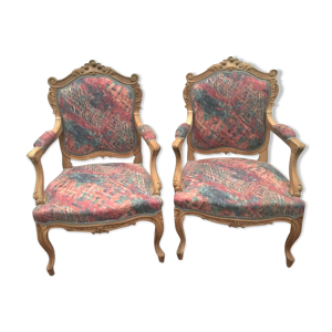 fauteuils de style louis XV