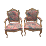 Fauteuils de style Louis XV