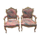Louis XV-style armchairs