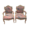 Louis XV-style armchairs