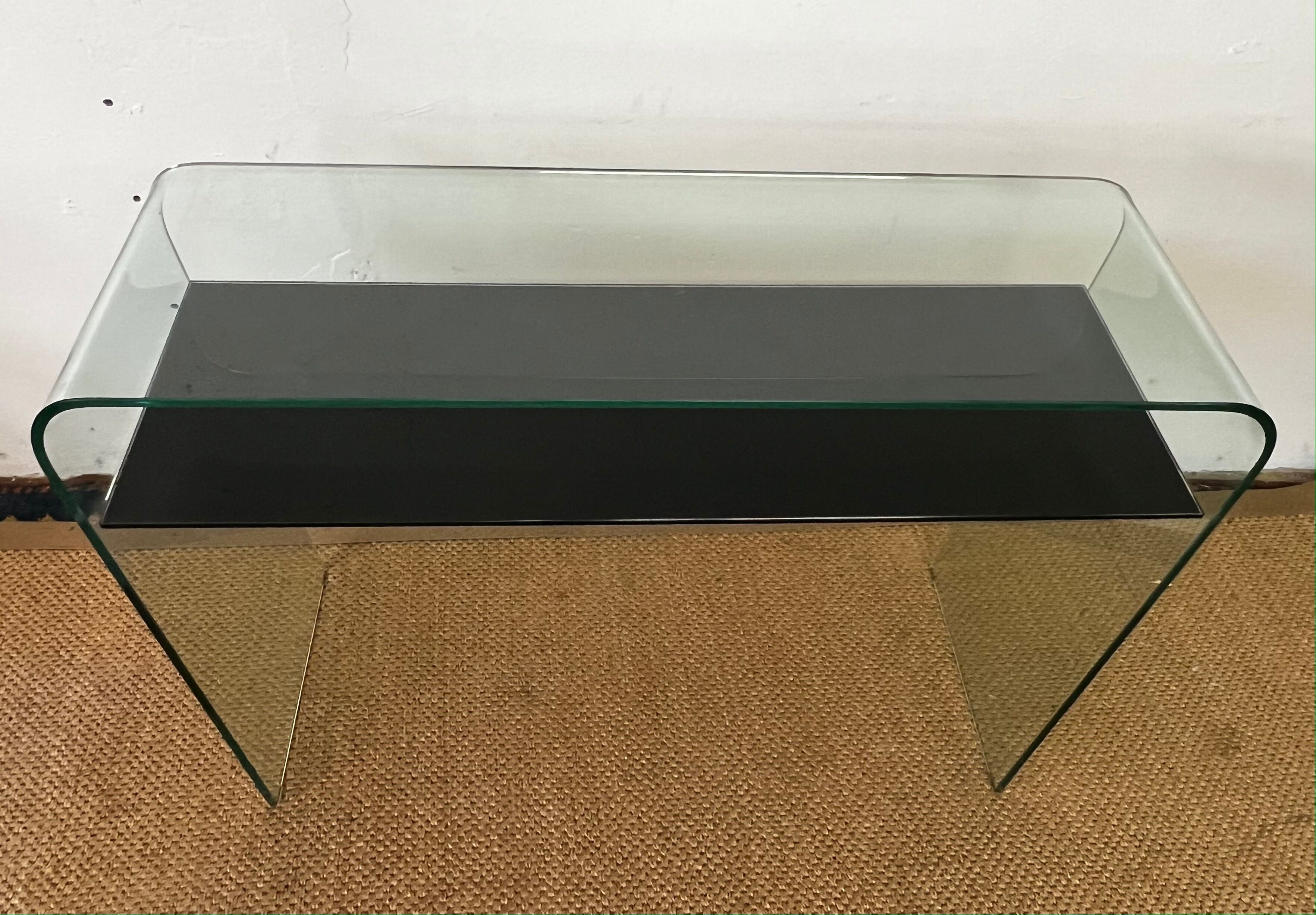Tempered glass console