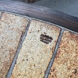 Herbarium round coffee table by Roger Capron