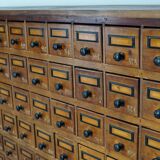 Dutch Industrial Pine Apothecary / Workshop Cabinet, circa 1930s