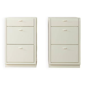 1980s postmodern chests of drawers by hülsta (set of 2)
