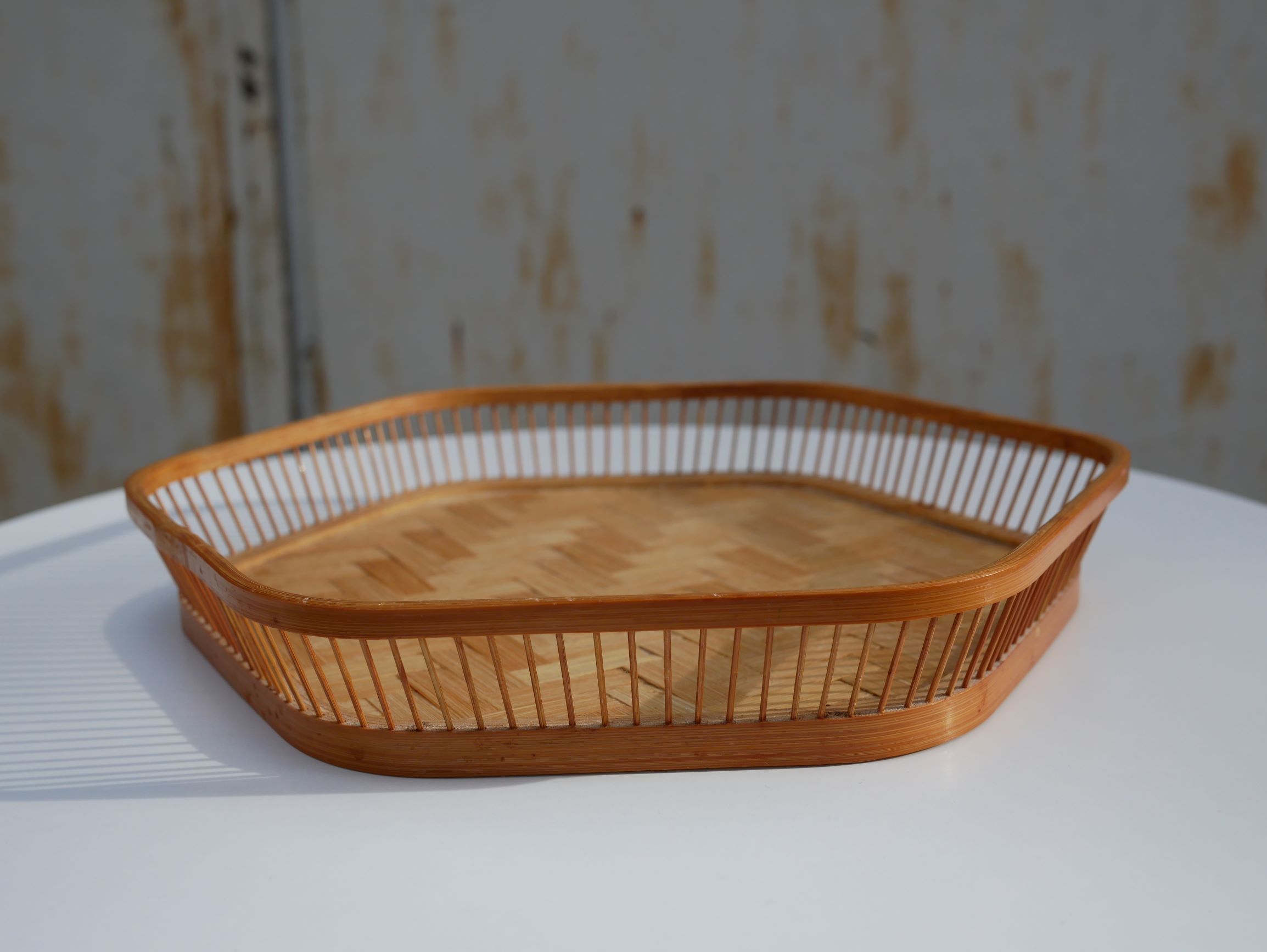Rattan tray