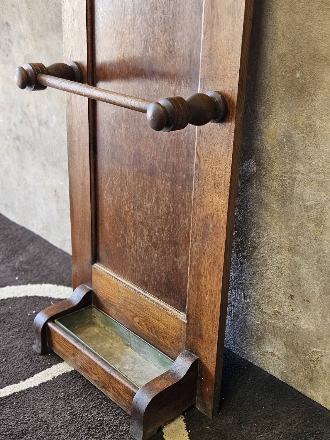 Coat rack, 1930s cloakroom