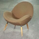 Chair Organic egg of Fritz Neth in the 1950s to Correcta