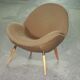 Fauteuil Organic egg de Fritz Neth des années 50 pour Correcta