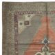 Vintage Turkish Oriental Rug. Ca 1960. One of a kind Handmade Tribal Rug. 100% Wool