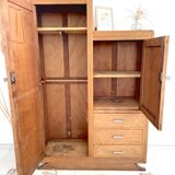 Asymmetrical art deco wardrobe