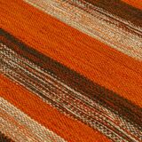 Scandinavian mid-century modern gallery rug, 234 cm x 80 cm (92 x 31 in).