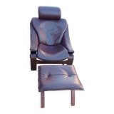 Fauteuil et repose pied Kroken