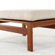 Komfort footstool 'Nimtofte' - danish design in teak vintage