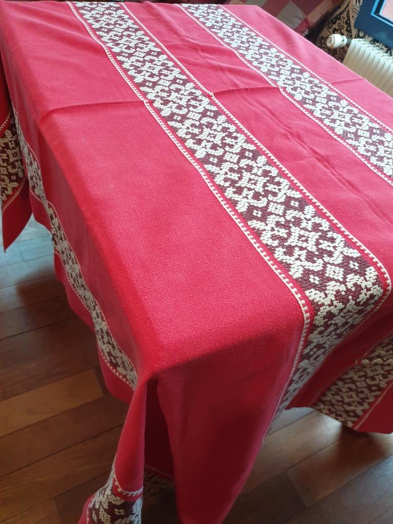 Vintage Basque tablecloth 210x280