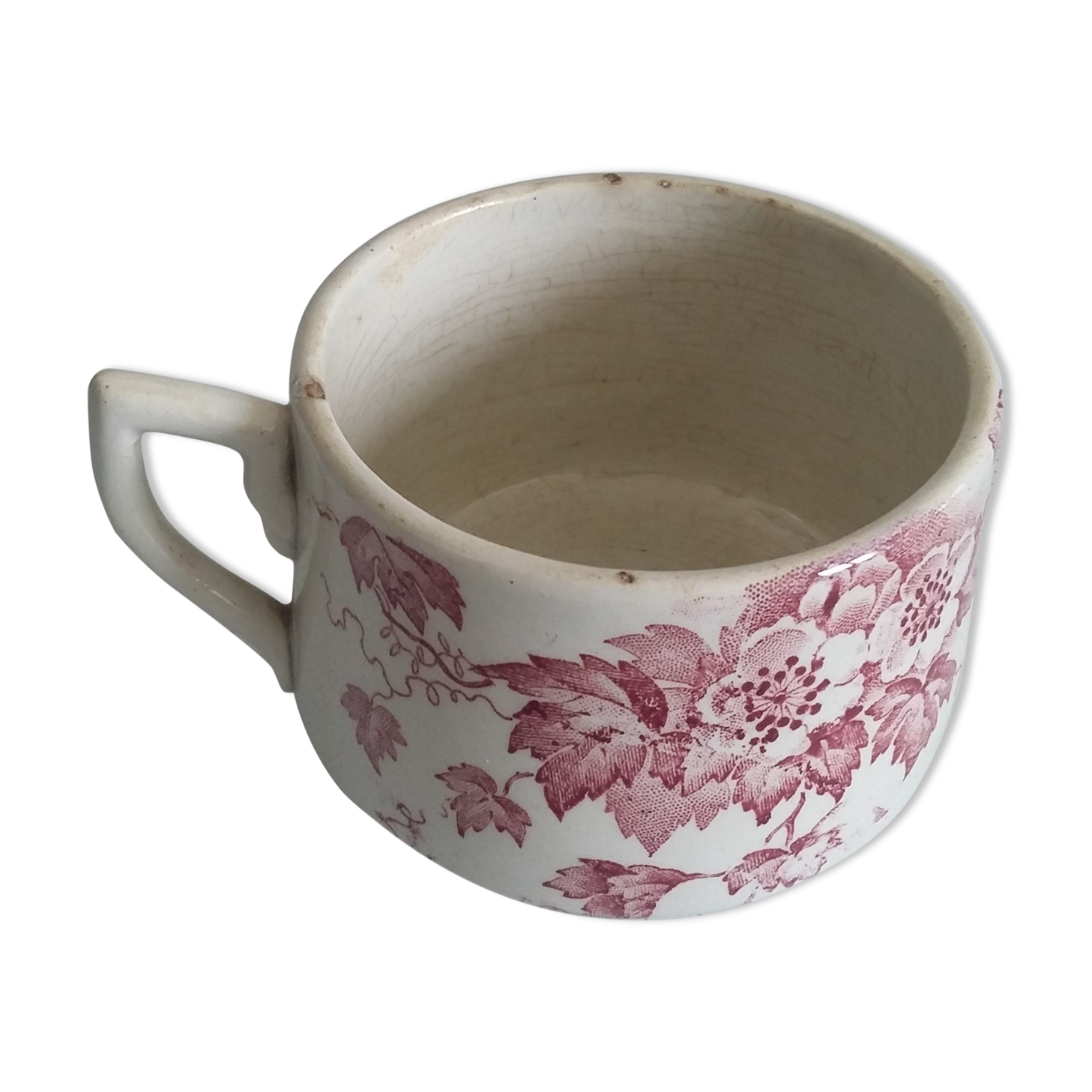 Earthenware mug with Hawthorn decor