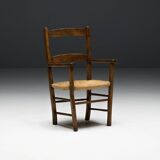 Vernacular Rural Armchair, France, Early 20th Century