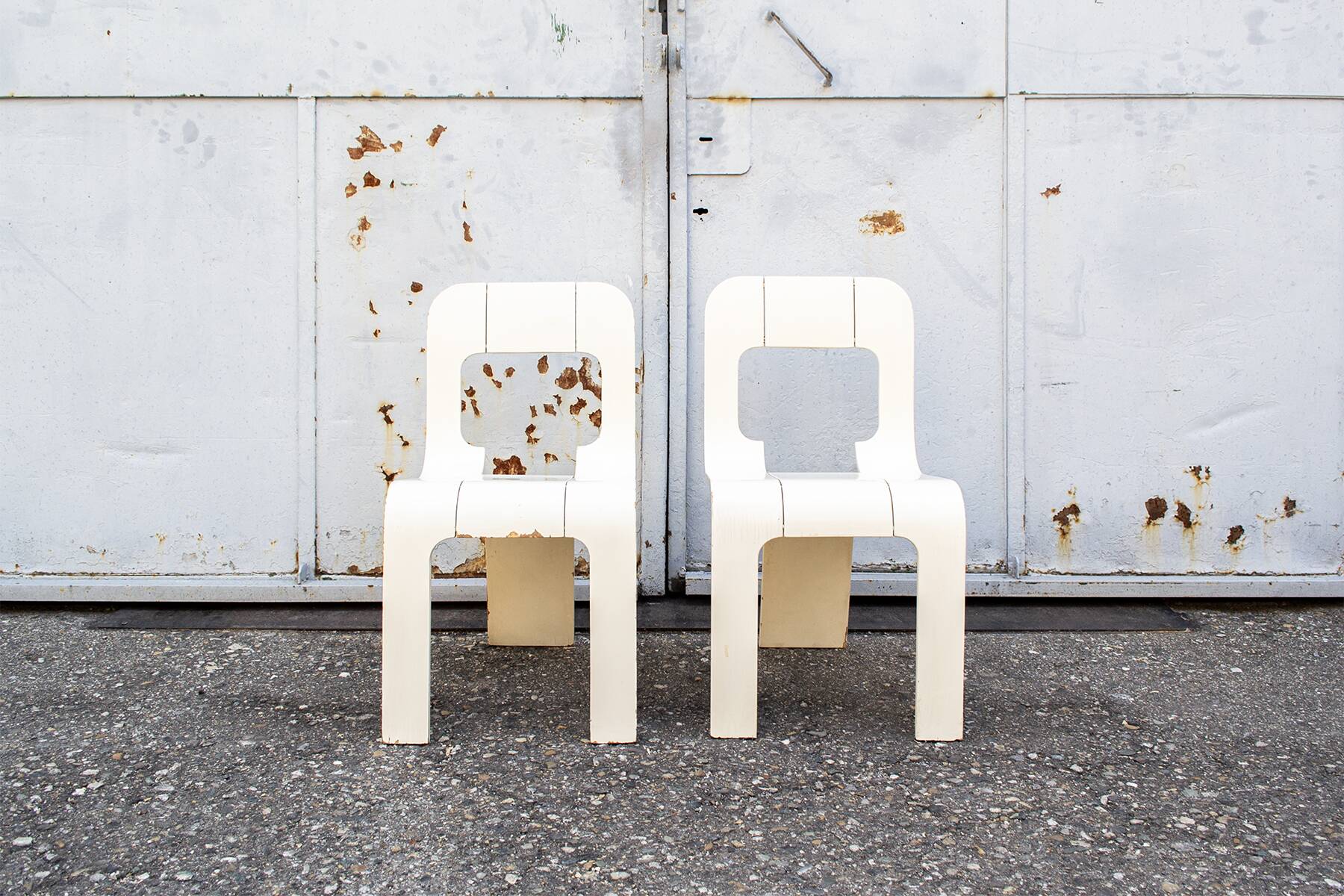 Sedie da pranzo "Esse" di Gigi Sabadin per Stilwood 1973