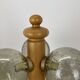 Large Organic Sculptural PINE Wooden Table Light by Temde Lights, Germany 1