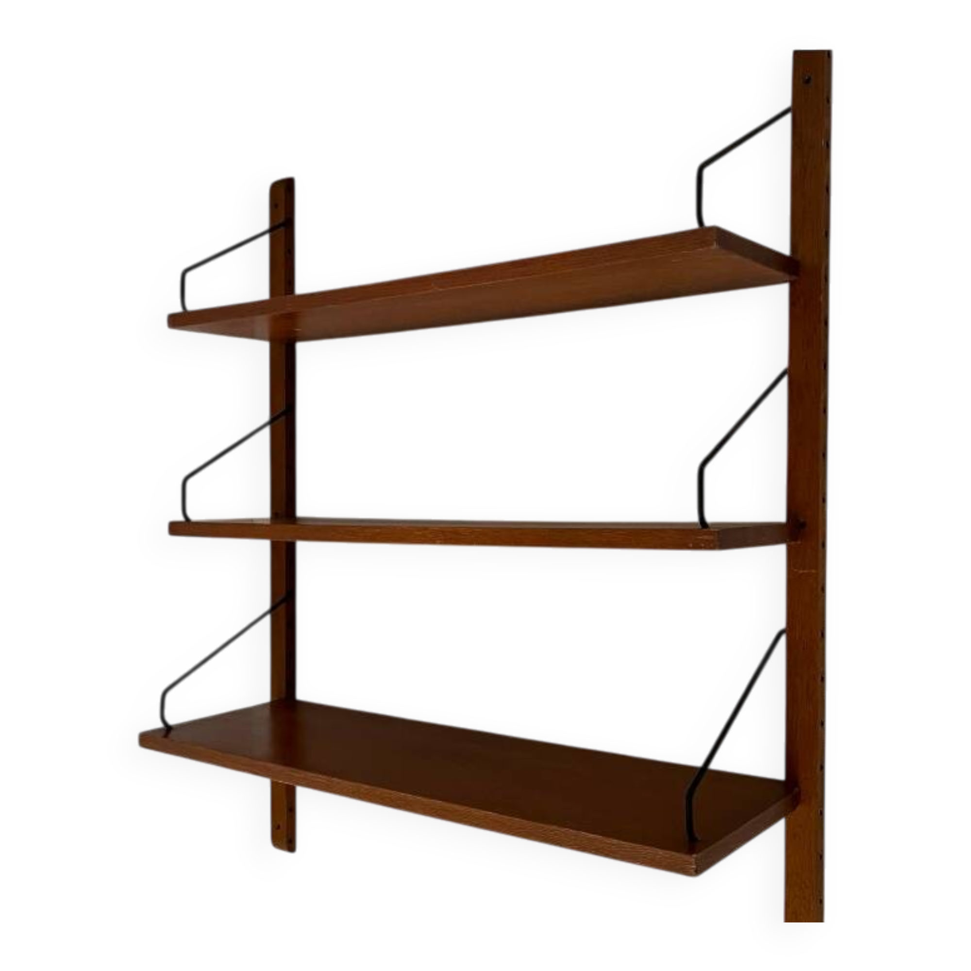 Wall shelf for Cadovius in wood and metal
